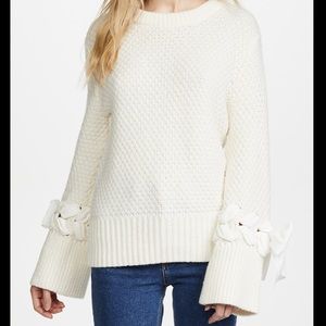 Club Monaco Weronika Ivory Sweater Small